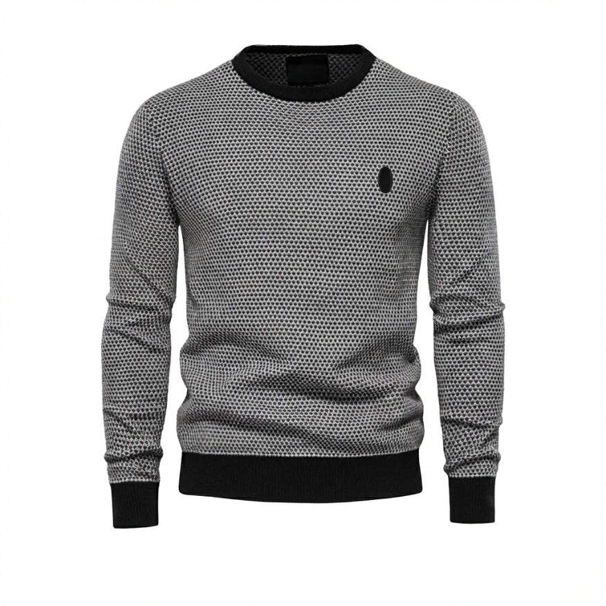 Signature-Strickpullover Im Waffelmuster R&L