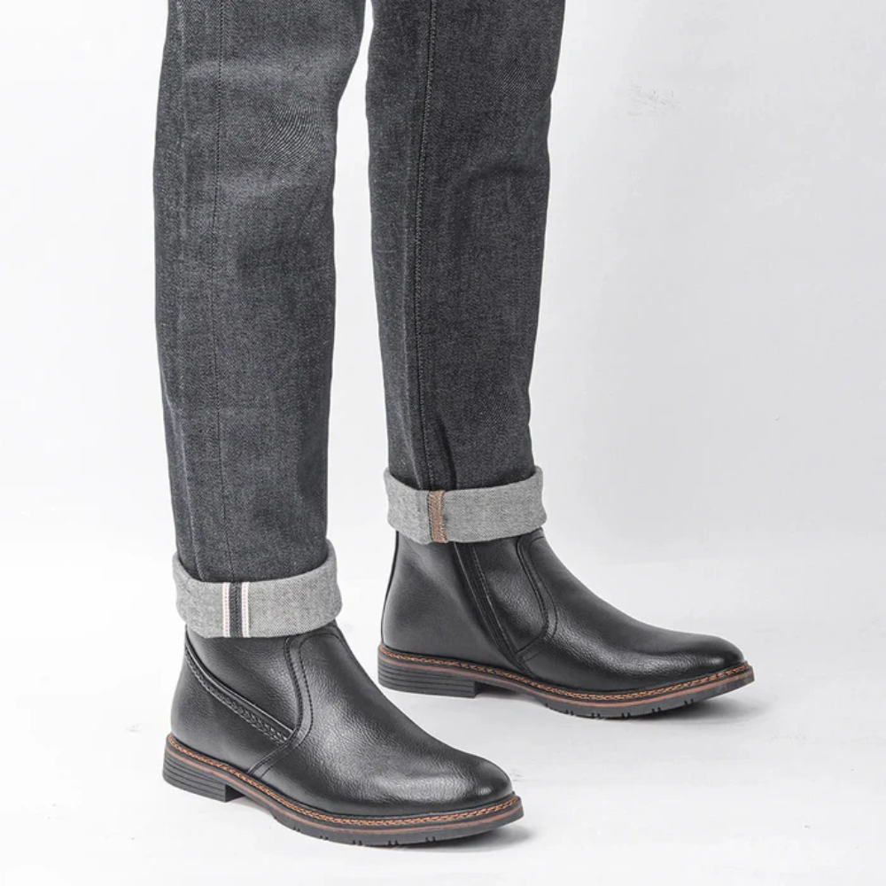 Aure | Lederstiefel mit gefüttertem innenfutter